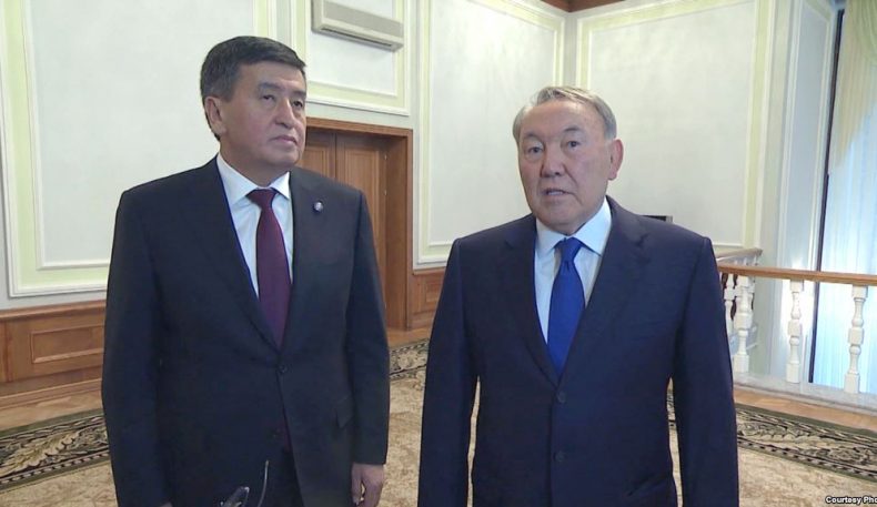 Назарбаев Жээнбековни Қозоғистонга таклиф қилди (видео)