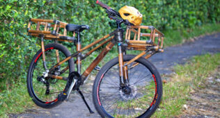 Индонезияда велосипедлар бамбукдан ясалмоқда