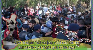 Финляндия 140 нафар ўзбекистонлик мигрантни депортация қилмоқда
