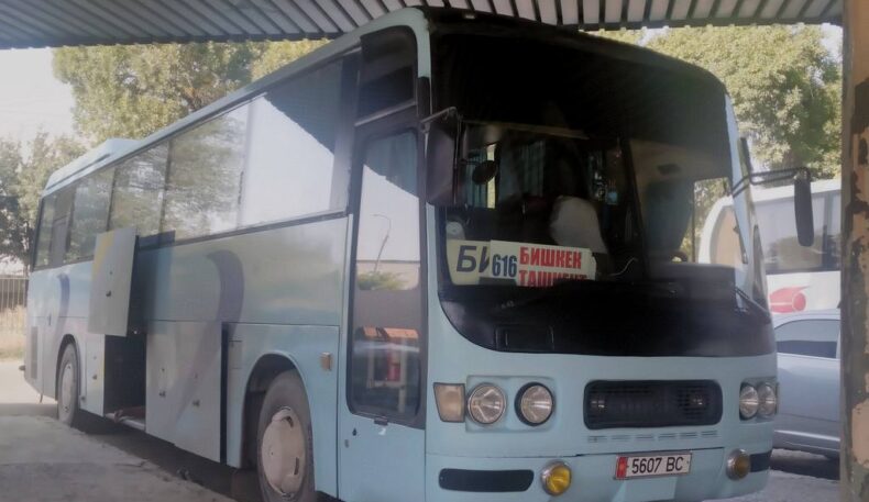 15-апрелда Тошкент-Бишкек автобус қатнови тикланди